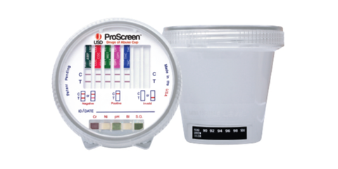 Integrated Cup 6 Panel Drug Screen | PSCup-6BO-W